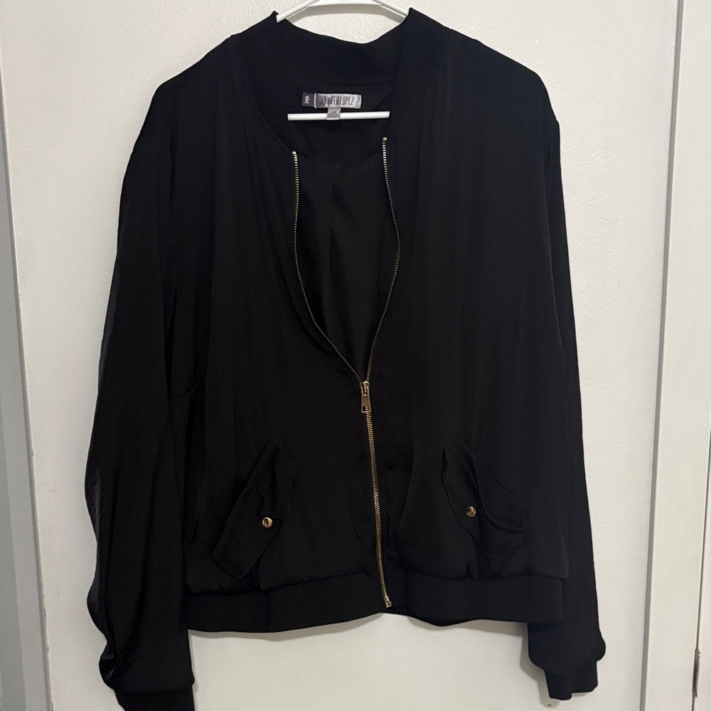Jennifer Lopez Black Women's Jacket